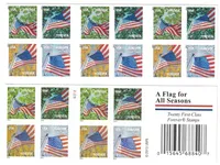 Stamps A Flag For All Seasons Book Of 20 Postage Drop Delivery Ampfu