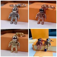 Newly designed astronaut key ring accessories design key ring solid metal car key ring gift box packaging239Q