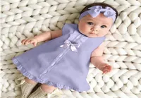 Girl039s Dresses 1 Year Baby Girl Birthday Dress For Party With Headband One Christening Clothes1910504
