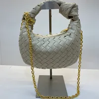 Weave Chain Bag Designer Crochet Clutch Bag Mini Bag Hobo Women Cloud Bags Crossbody Bag Shoulder Bags Purse Handbags Echtes Leder Qualität Gold Hardware Pouch