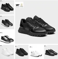 Famous Brand Men PRAX 01 Sneakers Shoes White Black Re-Nylon Mesh Trainer Technical Materials Men Sports Chunky Rubber Casual Walking