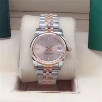 The new 31MM Lady mechanical automatic watch with light outer ring stainless steel wristwatch fashion watches master280F