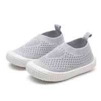 Athletic Outdoor Children Casual Shoes Kids Sneakers Candy Soft Stretch Fabric Breathable Slip-on Sports Shoes For Boys Girls Fashion Hot 2023 W0329
