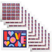 Love 2021 Postage Stamps 10 Sheets Of 20 Us Postal First Class Valentine Wedding Celebration Anniversary Romance Party 200 Drop Deliv Amexw