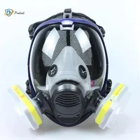 Mask 6800 7 in 1 Gas Mask Dustproof Respirator Paint Pesticide Spray Silicone Full Face Filters for Laboratory Welding1236g