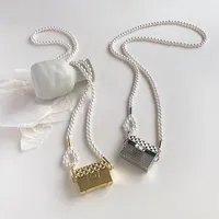 Pendant Necklaces Fashionable Pearl Long Chain Sweater Mini Headset Bag Messenger