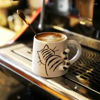 Mugs Porcelain Tail Mug Cup Cat Dog Coffee
