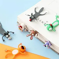 1Pc 3D Stereo Cartoon Marker Animal Bookmarks Ocean Series Seal Octopus Cat Panda And Shiba Inu Stationery For Children Bookmark