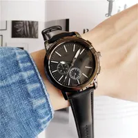 Fashion Brand Watches for Women Girl style Leather strap Quartz wrist Watch 80307t