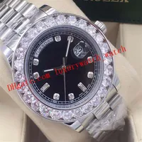 s 13 Styles Luxury Watches 41mm 18K Yellow Gold Bigger Diamond Dial & Bezel 118348 Watch Automatic Fashion Mens Watch Wris266H
