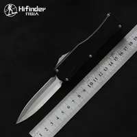 Hifinde knife Out the front D2 steel Double edge hunting knife survival tools outdoor camping Tactical knives pocket EDC274e