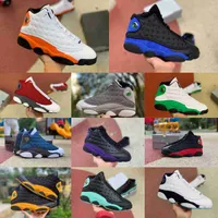 Jumpman 13 13S Casual Basketball Shoes Men White Obsidian Powder Blue Red Flint Starfish Island Green White Lucky He Got Game Black Cat Grey Toe Trainer Sneakers