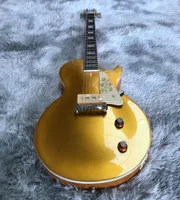 New arrival gold dust paint one piece p90 pickups electric guitarchina custom shop made EMS 22 fret4072412