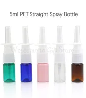 5 ml de botella de spray recta botella de plástico cosmética herramienta de empaquetado de subbottle de la subbota