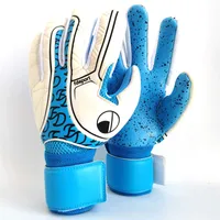 Sports Gloves Kids Adults Premier Quality 4mm Latex Goalkeeper Gloves Teenager Students School Soccer Thick Gloves Football Match Goalie Glove 230329