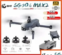 Simulators Sg906 Max2 Max1 Drones With 4K Camera For Adts Gps Fpv Drone Dron Long Flight Time Follow Me 3 Axis Gimbal Laser Obstac6049278