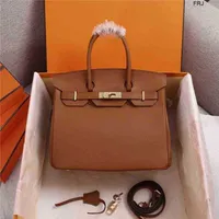 Designer Bags Birkin Handbags Have Logo Ladies 2023 Luxurys Herms Handbag Leather Golden Mouth Platinum Tote Bag Size 2535cm Sghq CzKU9K frj