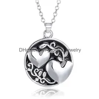 Pendant Necklaces Letters A Sister Is Someone To Dream Heart Necklace Enamel Love Chain Women Fashion Jewelry Will And Sandy Drop De Dhirg