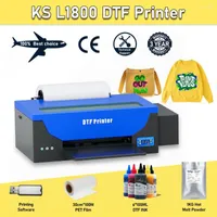 Printer A3 For L1800 DTF Direct To Film Printing Machine T-Shirt Jeans Jacket Bag Shoes