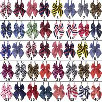 50pc lot Factory New Colorful Handmade Adjustable Big Dog puppy Pet butterfly Bow Ties Neckties Dog Grooming Supplies LY01332P