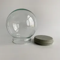 Promotional Gift 45 65 80100 120 mm Diameter DIY Empty glass snow globe wholes 201125218Z