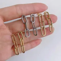 Stud Earrings 5Pairs Dainty Geometric Copper For Women Punk Shape Dangle Drop Earring 2023 Jewelry