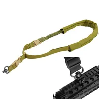 Tactical One 1 Point Sling Adjustable Nylon QD swivel Bungee Sling For Rifle Camera Gun and Outdoor Hunting Gun Accessories2756