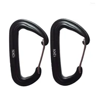 Camp Furniture Hammock Carabiners And Hooks Spring Clip Hook With Nut Carbine Carabiner For Outdoor Camping