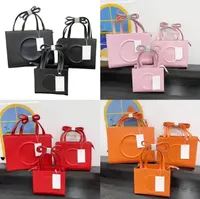 Designer-Tasche 3 Größen Einkaufstasche Umhängetaschen aus weichem Leder Mini-Handtaschen Damen Handtasche Umhängetasche Luxus Tote Fashion Shopping Pink White Purse Satchels Bag
