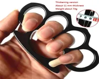 Thickened Metal Finger Tiger Safety Defense Four Finger Knuckle Duster Selfdefense Equipment Bracelet EDC Bracelet Tool6374977
