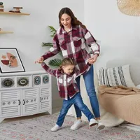 Rompers Plaid Mother Daughter Matching Blouses Family Set Long Sleeve Mommy and Me Clothes Autumn Mom Baby Women Girls T Shirts Dresses 230329