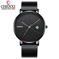 CHENXI Luxury Men Watches Ultra Thin Clock Quartz Sport Wristwatches For Men's Watch Man Waterproof Fashion Casual Wristwatch2869