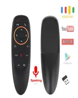 G10 Voice Air Mouse with USB 24GHz Wireless 6 Axis Gyroscope Microphone IR Remote Control For Android tv Box Laptop PC7947065