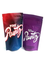 White Pink Runtz Bag Joke039s UP Geruchssichere 35 g Mylar-Taschen PINK RUNTZ Zipper Packaging Package9509594
