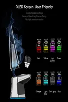 Sigara Luxo Electric Dab Teçhizat Orijinal nargile konsantresi Shatter Domder Dab teçhizat Vape Ekran Kablosuz Şarj Cihazı Portable7811011
