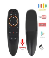 G10 Voice Air Mouse with USB 24GHz Wireless 6 Axis Gyroscope Microphone IR Remote Control For Android tv Box Laptop PC9130792