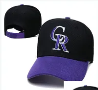 Ball Caps Hiphop Rockies Cr Letter Bone Aba Reta New Fashion Snapback Hats Sport Baseball Men Women267X Drop Delivery Accessories 2574141