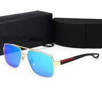 Retro Polarized Luxury Mens Designer Sunglasses Rimless Gold Plated Square Frame Brand Sun Glasses Fashion Eyewear With Case7003288