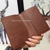 Women and men Passport Holders Cards Bag original box high quality fashion whole resell discount262W