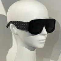 Oversized Sunglasses Black Grey Lenses Pilot Sunnies Occhiali da sole unisex Fashion Sunglasses eyewear accessories UV400 Protecti250s