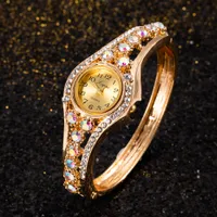 Women Watches Luxury Rhinestone Small Watch Waterproof Dress Diamonds Bracelet Wristwatch Gift for Girlfriend Zegarek Damski