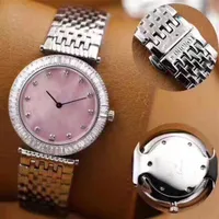 Fashion exquisite watches women's favorite Classic Pink Surface and Sapphire Mirror; Diamond Dial Quartz Series Waterproof 278l