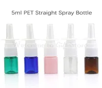 5 ml de botella de spray recta botella de plástico cosmética herramienta de embalaje de subbottle de la subbote