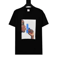 2023 New Men's T-shirt Pattern T-shirt Women's Designer T-shirt High Quality Fashion Sup Cotton Top Street Hip Hop Casual Shirt Luxury Clothing Short Sleevei5pu