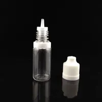 perfume bottle 1000pcs Per Lot 10 ml Bottle E liquid Pet Clear Dropper Bottle With Childproof Tamper Evident Cap Bottles