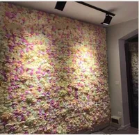 60X40CM Flower Wall 2018 Silk 3D floral Rose Tracery Wall Encryption Floral Background Artificial Flowers Creative Wedding Stage5556127