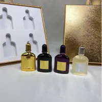 Factory Direct women men perfume gift sets 4*10ml black orchid grey vetiver golden purple bottle velvet orchid parfum long lasting smell 4 in 1 kit