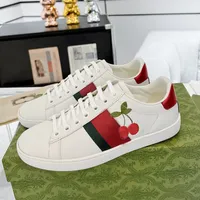 Designer Luxury Shoes Sports Shoes Leather Womens Shoes Outdoor Shoes Couple Mens Shoes White Breathable Embroidery Classic Versatile Casual Shoes for Men Women