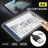 LED Graphic Tablet Writing Painting Light Box Tracing Board Copy Pads Digital Drawing Tablet Artcraft A4 Copy Table LED Board260f