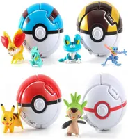 Movies Tv Plush Toy L Pokeball Clip And Go Balls With 4 Battle Figures 2 Random Action Set Gift For Boys Girls Kids Party Favo Mxh1244418